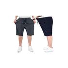 Lançamento Kit 2 Bermudas Plus Size Elástica Esportiva Dry Fit Premium