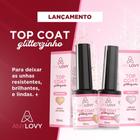 LANÇAMENTO!! Top Coat Glitterzinho Prata Anylovy 9g