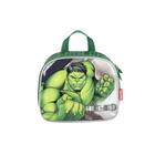 Lancheira Escolar Luxcel Avengers Hulk Verde e Prata