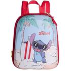 Lancheira Escolar Stitch Praia 3857AX24 27x22 cm - Maxtoy