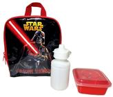 Lancheira Escolar Térmica Infantil Star Wars - Estampa Do Personagem Darth Vader - Preto E Vermelho - Licenciado Disney - Luxcel
