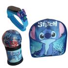 Lancheira Infantil Com Caneca Personalizada e Bola Coisas do stitch Novo