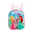 Lancheira Infantil Maxtoy Castelo Princesas Disney Rosa - NX