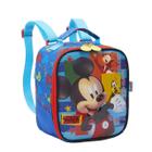 Lancheira Infantil Mickey Mouse Bolsa Térmica Escolar Azul - Xeryus