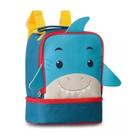 Lancheira Infantil Tubarão Bichinhos 3D Clio Pets Térmica Escolar - Clio