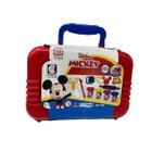 Lancheira Mickey Disney Junior com Kit de Massinhas Maleta Escolar