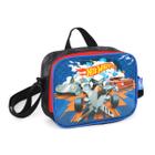 Lancheira Térmica Bolsa Infantil Escolar Hot Wheels Preto - Luxcel