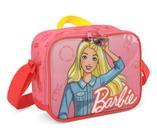 Lancheira Térmica Escolar Barbie Vermelha Infantil