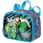 Lancheira Térmica Escolar Infantil Max Steel 18y Com Garrafinha e Potinho