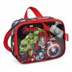 Lancheira Térmica Infantil Avengers Vingadores Luxcel Preto