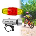 Lanterna Bike Farol Luz Bicicleta Dianteira Traseira Pisca