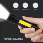 Lanterna Com led cree Zoom Recarregavel 3 Modo De Luz