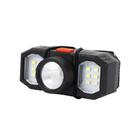 Lanterna de cabeça com 3 leds potente lampadas flash headlamp economica trilha pesca caminhada