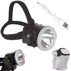 Lanterna de Cabeca Recarregavel 230 Lumens Mor