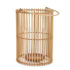 Lanterna De Chão Em Bambu Com Porta Vela 25 cm Mart 18562