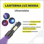 Lanterna de Mão Luz Negra Ultra Violeta