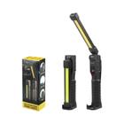 Lanterna De Trabalho LED COB XPE Dobrável Vermelha SOS Estroboscópica Com Bateria Embutida Lâmpada