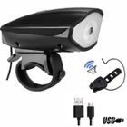 Lanterna Farol Bike Buzina Recarregável Usb Piscante Bicicleta