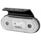 Lanterna Lateral Led Cristal Carreta 12V/24V C/Suporte Móvel