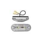 Lanterna Luz da Placa/Degrau/Delimitadora Teto 2 LED c/Chicote (12V) (Cristal) (805301)