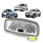 Lanterna Luz Teto + Moldura e LED Ford Ka Fiesta Courier 2001 a 2013 Ecosport 2003 até 2012 Focus 2000 a 2007