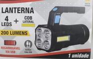 Lanterna Recarregavel Noll 04 Leds 200 Lumens - 351.0008