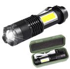 Lanterna Tática Led Recarregavel Usb Mini P/ Pesca Camping Trilha