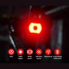 Lanterna Traseira Bike Brake Light 22 Leds Usb Sensor Freio