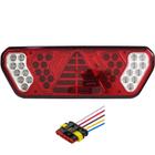 Lanterna Traseira Caminhão Carreta Guerra LED 12V + Conector - Multilight