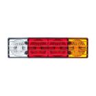 Lanterna Traseira Compativel MB Led Com Vigia Tricolor Bivolt 24V - SINALSUL