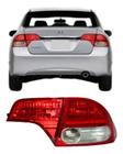 Lanterna Traseira Cristal + Tampa Honda New Civic 2007/2011 - Blawer