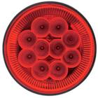 Lanterna Traseira Vermelho 10 Led 125Mm compativel ran don Em Acrilico - PRADOLUX