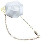 Lapela Broche De Tecido Terno Casamento Noivo Padrinho Flor