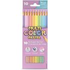 Lapis 10 cores pastel - multicolor - FABER