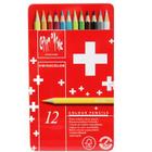 Lápis Aquarelável Swisscolor Caran D'Ache 12 Cores