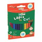 Lapis cor curto c/12 cores redondo  flex 4693 / 12cx / leonora