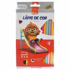 Lápis Cor Inteiro Com 12 Cores + 6 Pastel Lp0426 Brw - Un