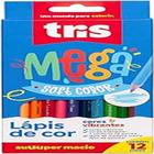 Lapis cor mega softcolor 12cores summit 684116 - TRIS