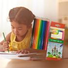 Lápis De Cor 12 Cores Caixa Colorido Pintar Escolar Educativo Pintura Unidades Ecológico Multicores Pacote Conjunto