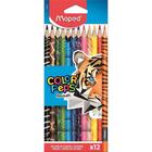 Lápis de Cor 12 Cores Color Peps Animals Maped