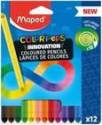 Lápis de Cor 12 cores, Color Peps Infinity, Maped