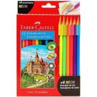 Lapis De Cor 12 Cores Mais 6 Neon Faber Castell - Faber-Castell