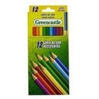 Lápis de cor 12 cores redondo - 103001 - greencastle