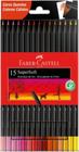 Lápis de Cor 15 Cores Quentes Super Soft Faber Castell