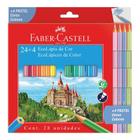 Lápis de cor 24 cores + 4 cores pastel 120124+4P - Faber-Castell