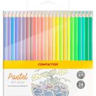 Lápis de Cor 24 Cores Pastel Art-Color Compactor
