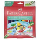 Lapis de cor 24cores aquarelavel faber castell - FABER-CASTELL