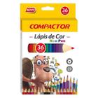 Lápis De Cor 36 Cores Compactor Neo Pen