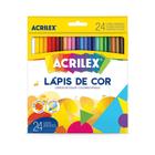 Lápis De Cor Acrilex 24 Unidades Super Mina 3mm R.09694