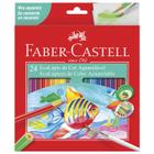 Lápis de Cor Aquarela com 24 Cores Faber-Castell